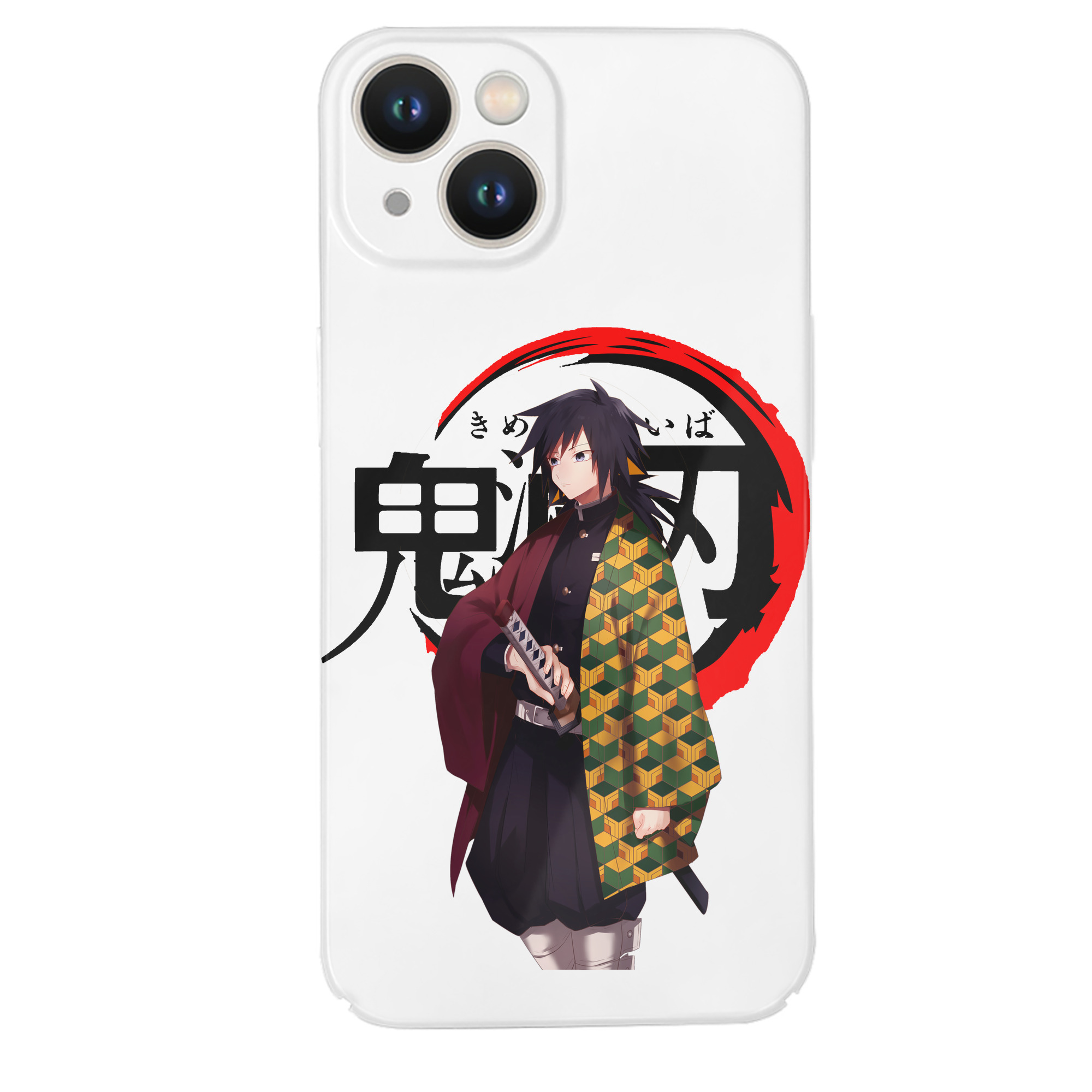 （画像用） 鬼滅の刃（きめつのやいば）水柱-冨岡 義勇／とみおか ぎゆう Tomioka Giyuu 【iPhone 14シリーズ対応】ハードケース